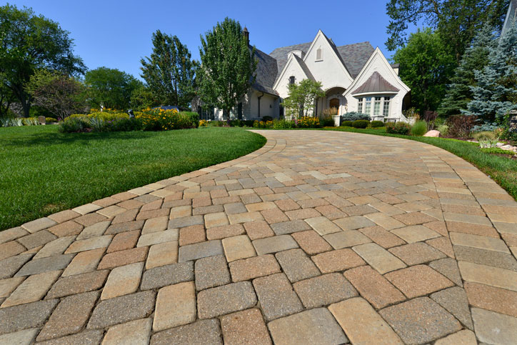 Brick Driveway in Michigan