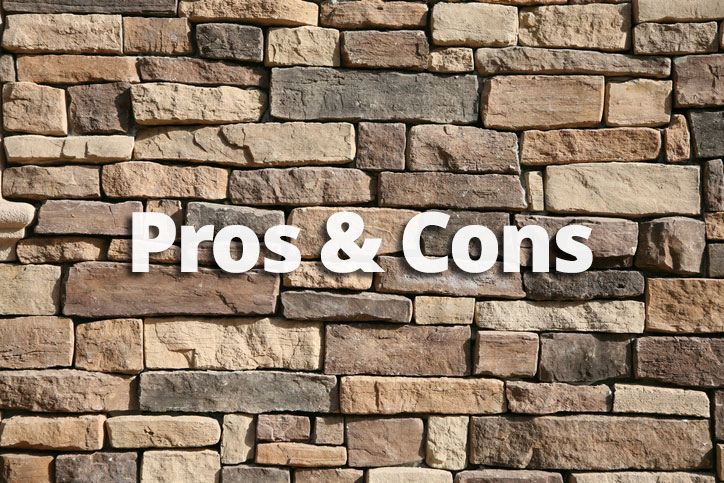 Pros & Cons Cultured Stone Background