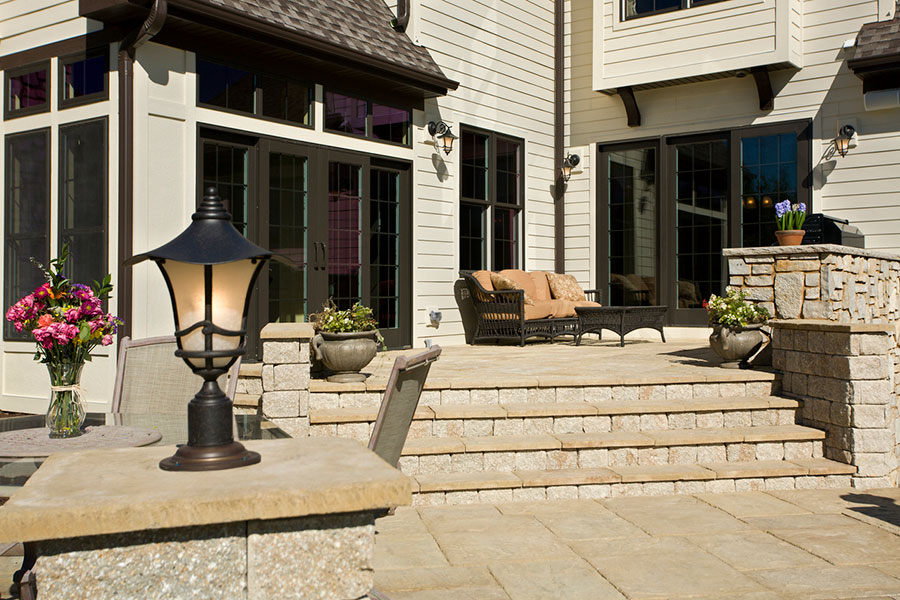 Brick Paver Steps